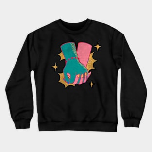 Holding Hands Crewneck Sweatshirt